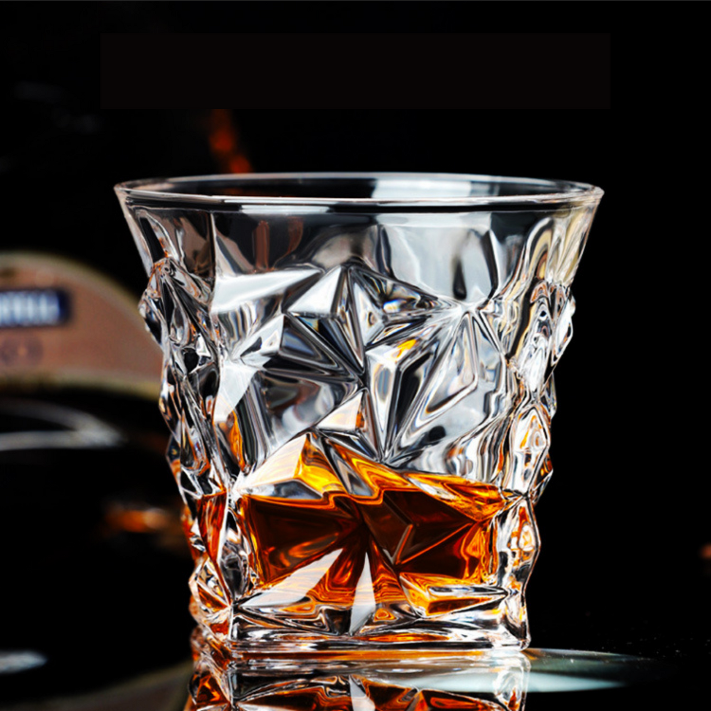 Whiskey Glasses 9oz Premium Scotch Glasses Set of 2 - Old Fashioned Whiskey - HomeWondersUSA