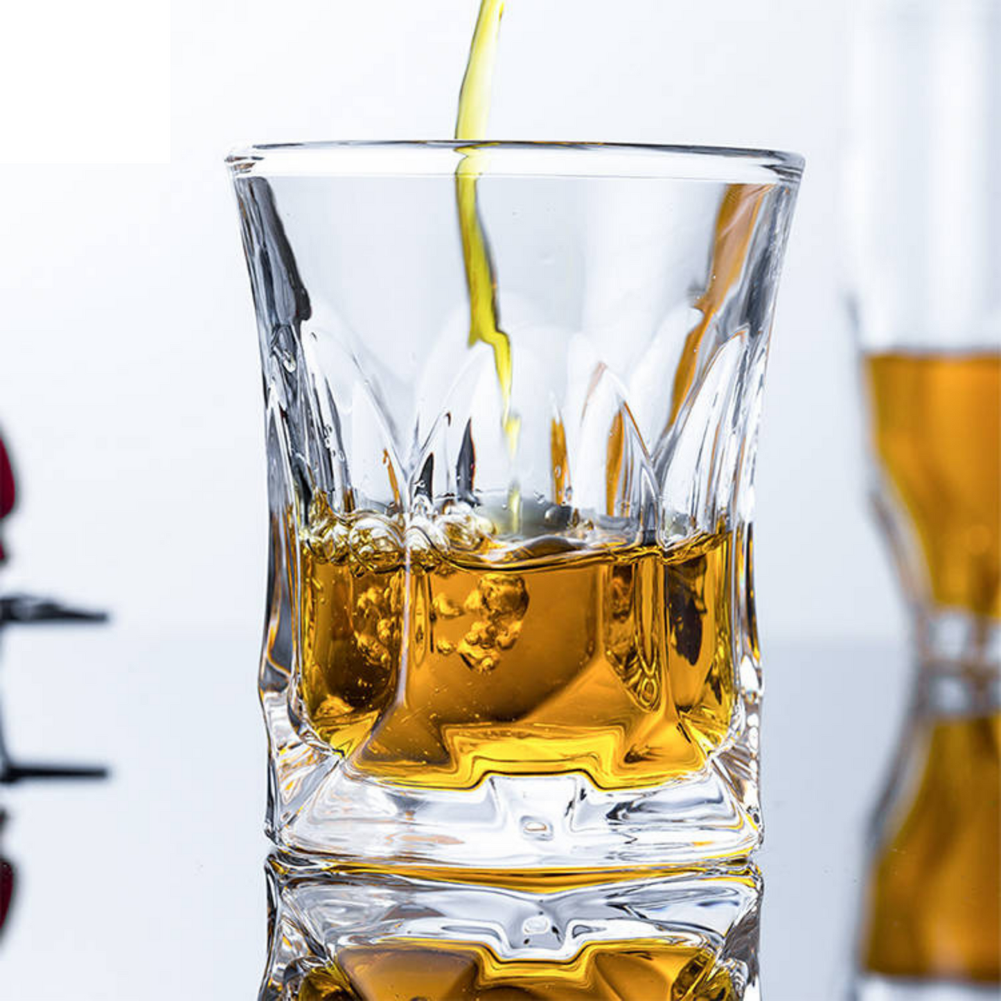 Whiskey Glasses 9oz Premium Scotch Glasses Set of 2 - Old Fashioned Whiskey - HomeWondersUSA