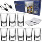 1.5 Oz Shot Glasses Set Of 8 With Heavy Base Shot Glass Set - Clear - A&A Wonders
