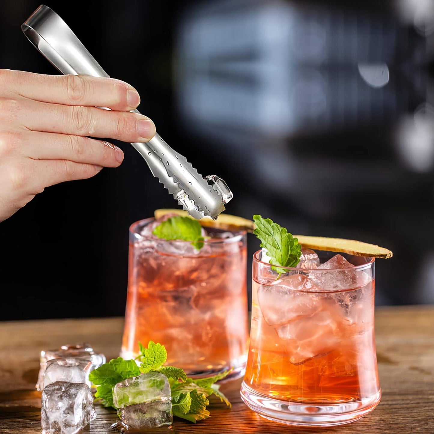 5 inches Ice Tongs for Ice Bucket, Stainless Steel Ice Tongs with Teeth 6 - PACK - A&A Wonders