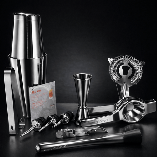 A&A Wonders Complete Cocktail Shaker Set - 13 - Piece Bartender Kit - A&A Wonders