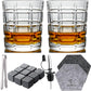 Whiskey Glasses 10oz Premium Scotch Glasses Set of 2 Old Fashioned Whiskey - A&A Wonders