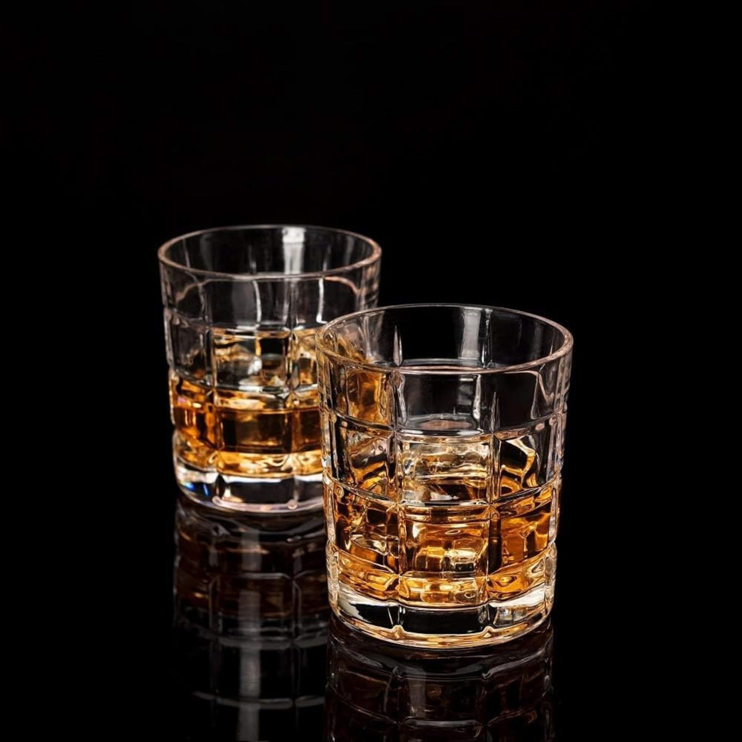Whiskey Glasses 10oz Premium Scotch Glasses Set of 2 Old Fashioned Whiskey - A&A Wonders
