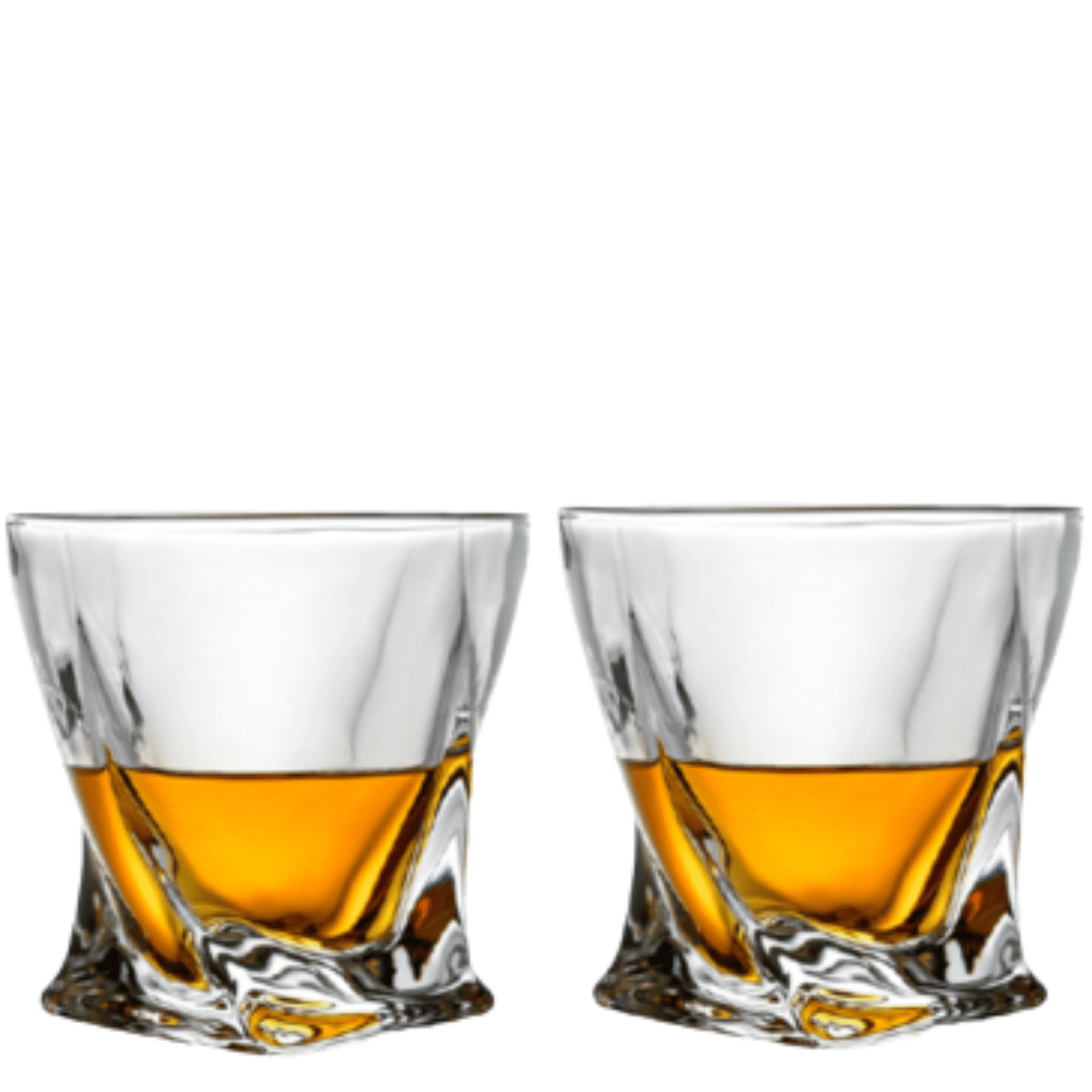 Whiskey Glasses 10oz Premium Scotch Glasses Set of 2 - Old Fashioned Whiskey - A&A Wonders