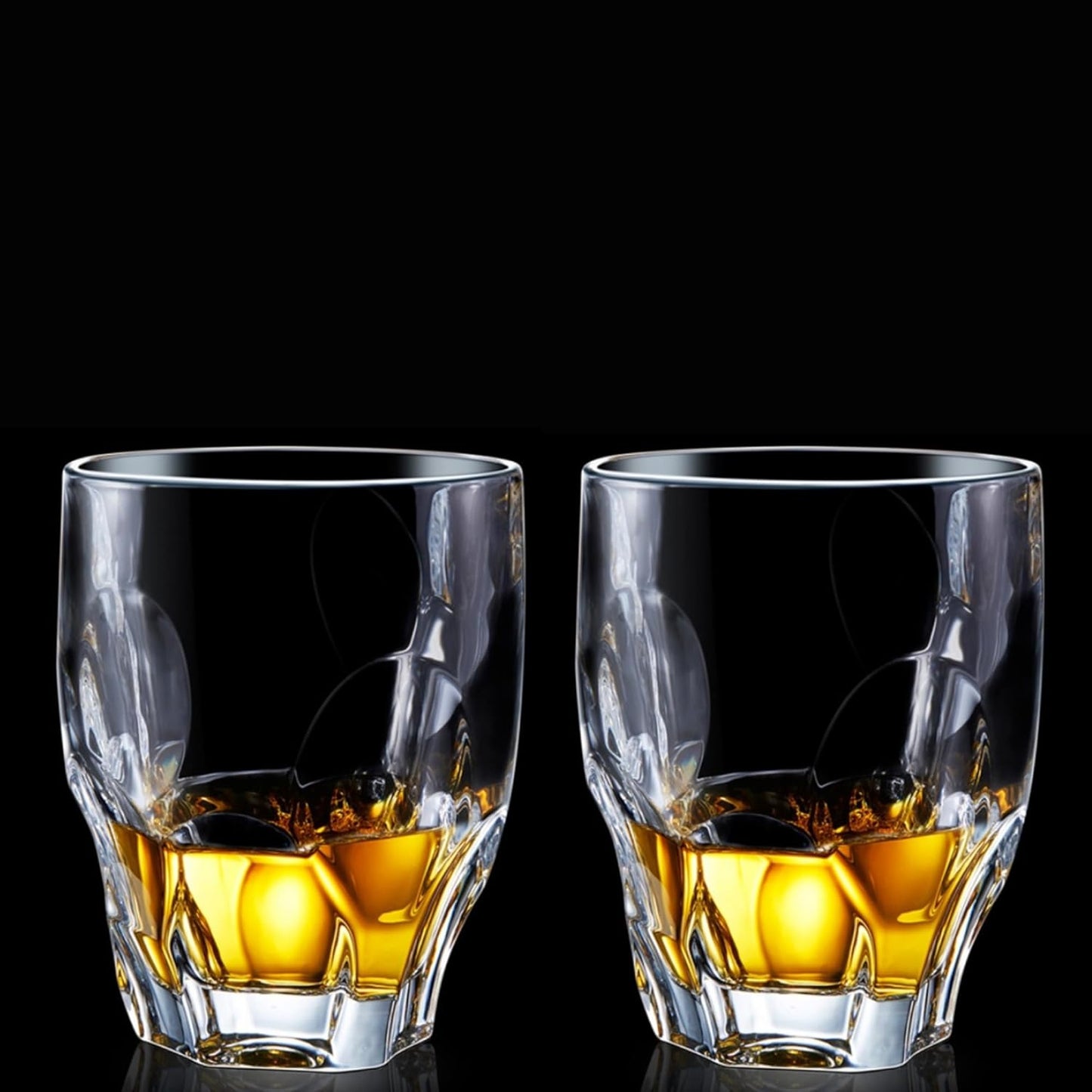 Whiskey Glasses 10oz Premium Scotch Glasses Set of 2 - Old Fashioned Whiskey - A&A Wonders