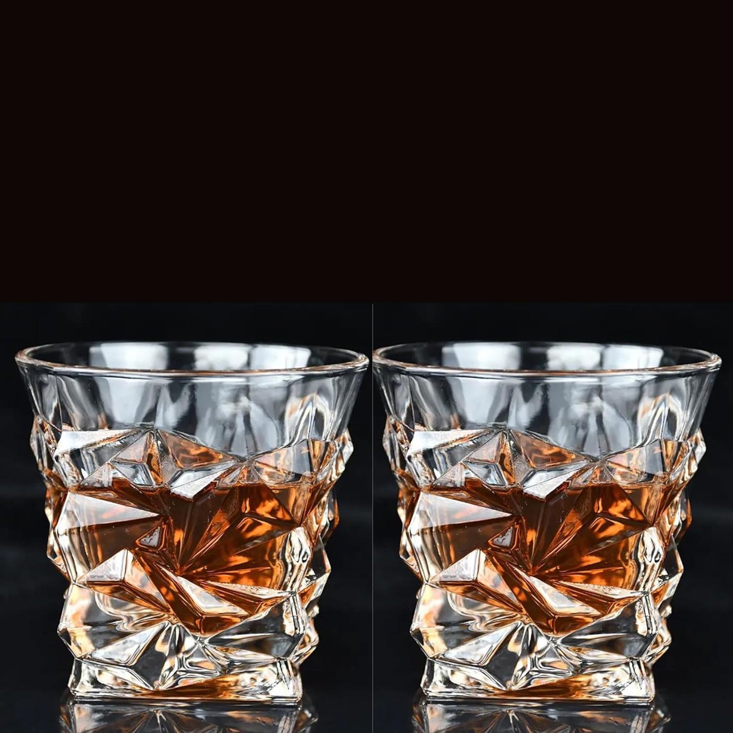 Whiskey Glasses 9oz Premium Scotch Glasses Set of 2 - Old Fashioned Whiskey - A&A Wonders
