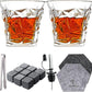 Whiskey Glasses 9oz Premium Scotch Glasses Set of 2 - Old Fashioned Whiskey - A&A Wonders