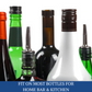 12 Pack Stainless Steel Classic Bottle Pourers Tapered Spout Premium Pourers - HomeWondersUSA