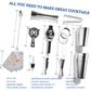 A&A Wonders Complete Cocktail Shaker Set - 13 - Piece Bartender Kit - A&A Wonders