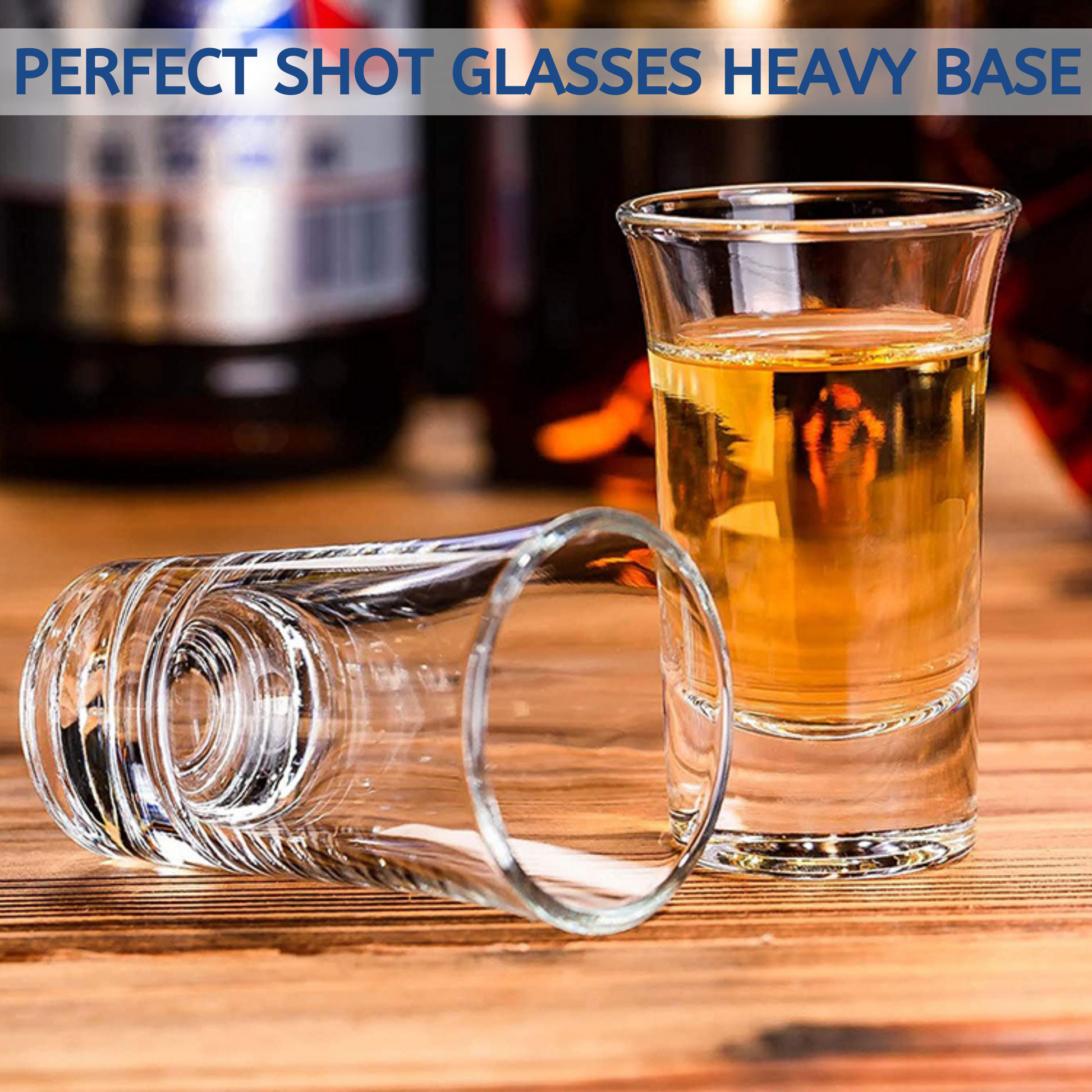 True Set Of 6 Classic Shot Glasses, 1.5 Oz Shot Glass Set