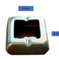 Square Glossy Ceramic Ashtray + Flameless Lighter (BLUISH) - HomeWondersUSA