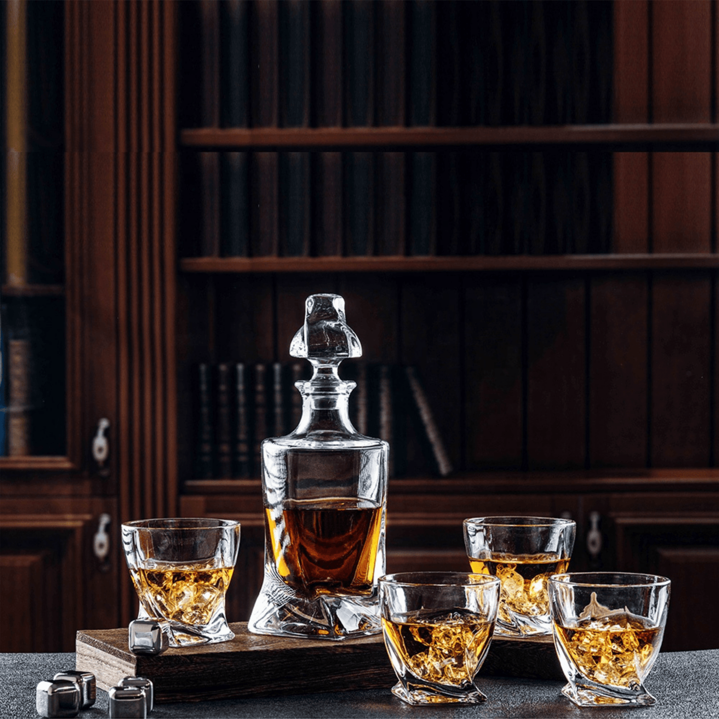 Whiskey Glasses 10oz Premium Scotch Glasses Set of 2 - Old Fashioned Whiskey - A&A Wonders
