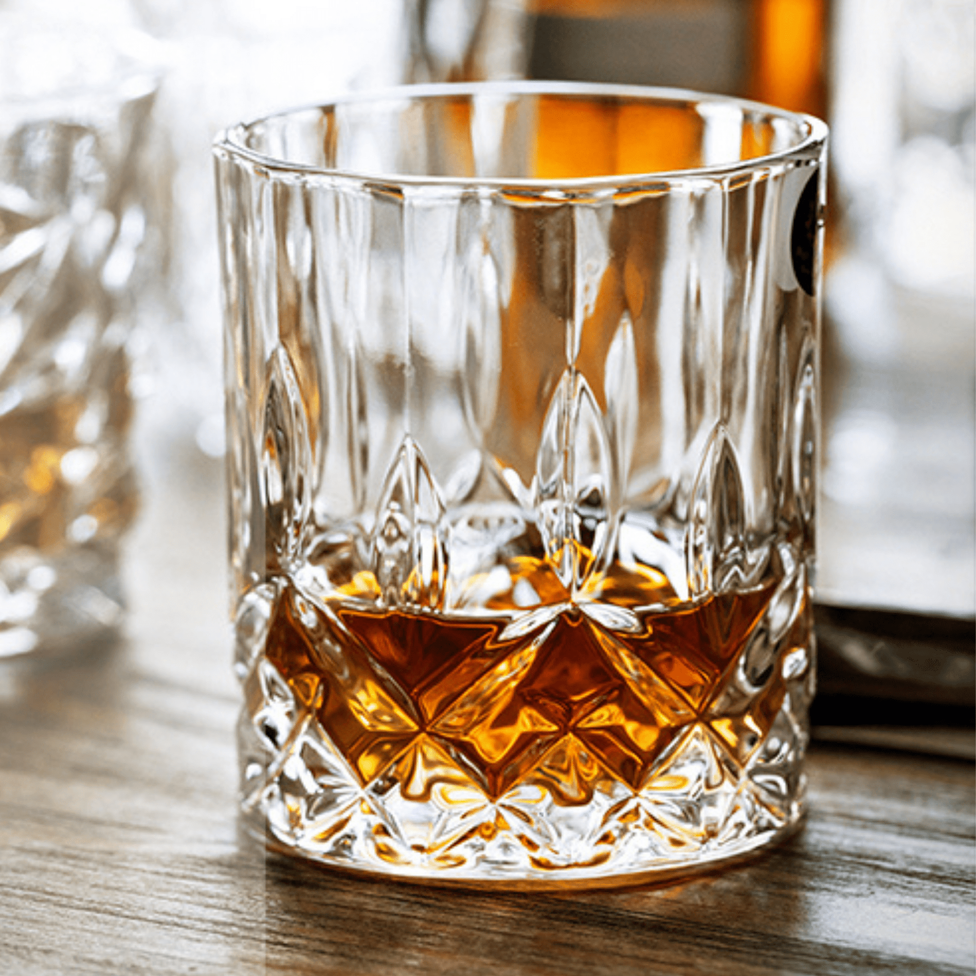 Whiskey Glasses 11oz Premium Scotch Glasses Set of 2 - Old Fashioned Whiskey - A&A Wonders