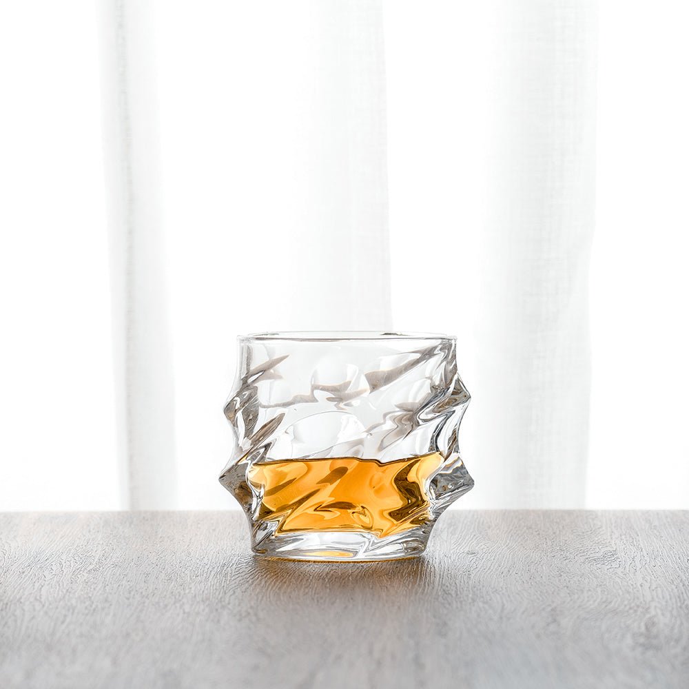 Whiskey Glasses Set Of 2 - With 9 Whiskey Stones - A&A Wonders