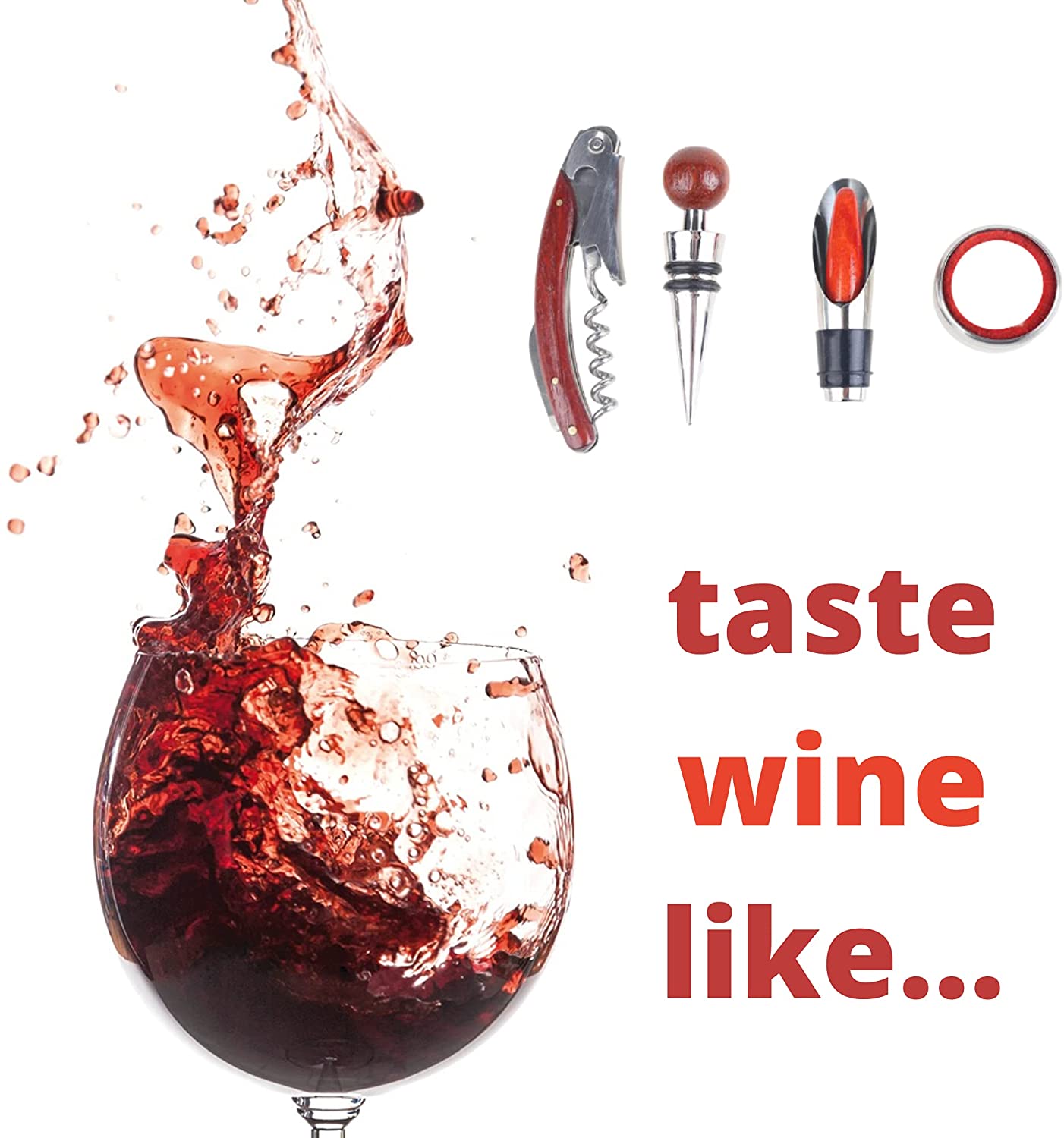 Wine Accessories Set Of 4 Pcs Bottle Opener - A&A Wonders